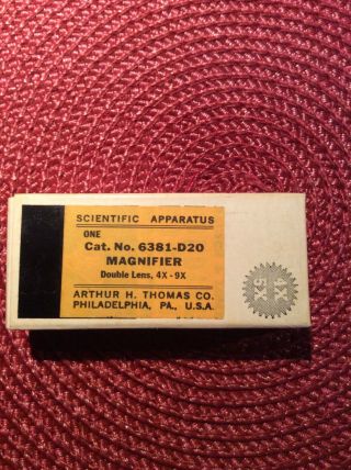 Vintage Bausch Lomb Folding Pocket Magnifier
