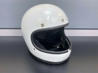 Vintage Bell Star Motorcycle Full Face Helmet 120 Size 7 Long Beach Toptex Lqqk