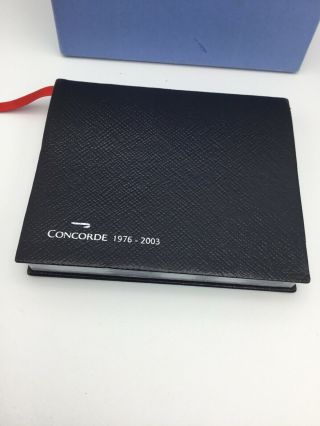 Concorde Leather Diary From Smythson Of Bond Street London.  Last Edition