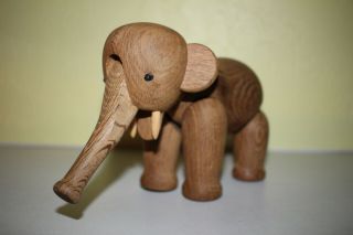 Vintage Kay Bojesen Wooden Elephant Mid Century