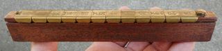 Vintage Hale Piano Tuning Pin Holder With Pins