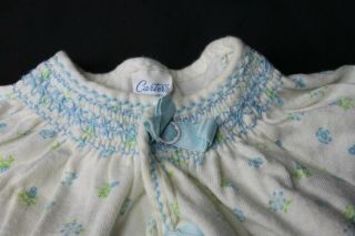 Vtg Carters Outfit Baby Rubber Pants Waterproof Vinyl Diaper Cover Snap Shirt 2