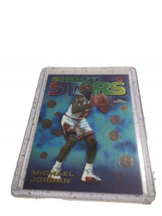 1997 - 1998 Topps Chrome Shooting Stars Michael Jordan Psa Gradeable 97 - 98