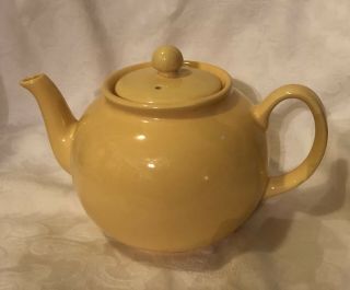 Vintage Yellow Pristine Model Teapot Made In England