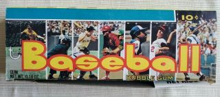 Vintage 1973 Topps Baseball Empty Display Wax Box