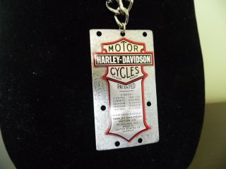 Harley - Davidson Pendant Necklace Industrial Metal Mechanical Motorcycle Club Wow