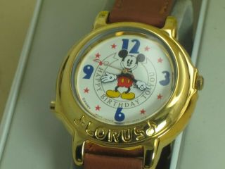 Vintage LORUS NOS Mickey Mouse Melody Watch 2