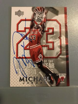 Michael Jordan Hand Signed Autograph W/coa
