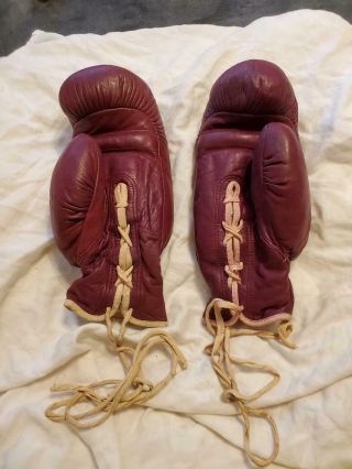 Vintage Antique Leather Spalding Boxing Gloves