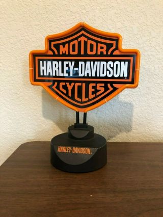 Harley Davidson Official Counter Top Neon Sign Light 2