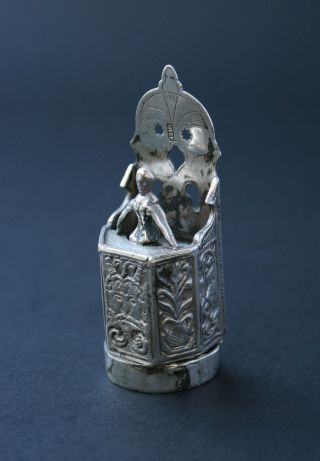Antique Continental Silver Miniature Hallmarked - French Flea Market Find