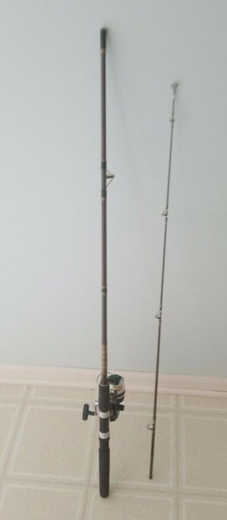 Vintage Sears Gamefisher Sp23 Spinning Fishing Reel & Model 3000 Rod Combo 6 