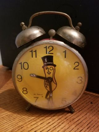 Vintage Planters Mr.  Peanut Alarm Clock