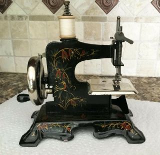 Muller Bird of Paradise Child Toy Sewing Model 14 Machine w/Instructions & Clamp 2