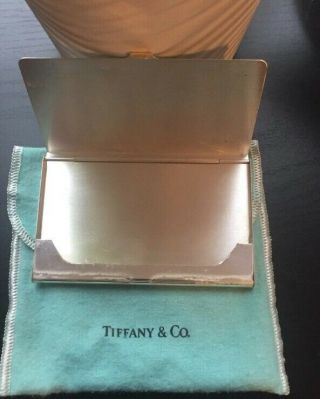 Tiffany & Co.  Authentic vintage sterling silver business Card Holder 3
