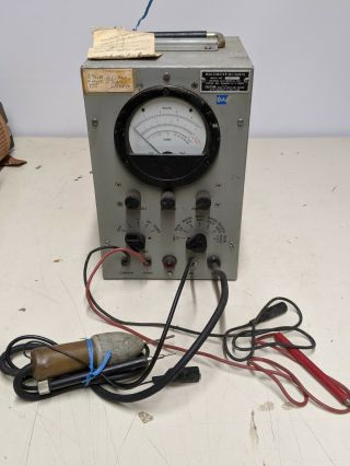Vintage Sentinel Electronics Inc.  Me - 26d/u Vaccum Tube Mulitmeter