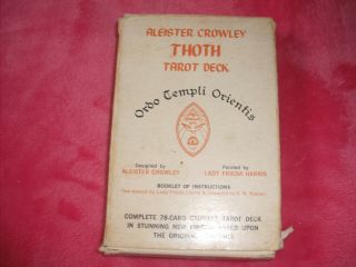 1978/83 Thoth Tarot Deck Designed By Aleister Crowley Antique / Vintage Edition