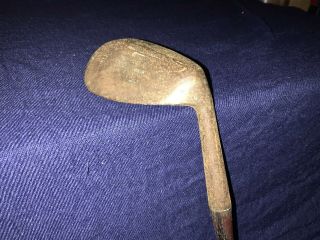 Antique Hickory Wood Shaft Tom Stewart Special Niblick Golf Club Yeoman Chicago