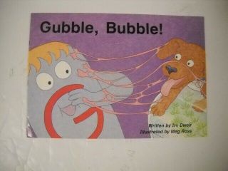Vintage The Letter People Mr.  G Gubble,  Bubble Teacher Big Book 1997 Rare Cute