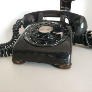 Vintage Phone,  Rotary Desk Phone.  Bell System Made By Western Electric