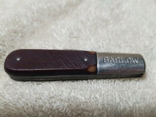 Vintage Barlow 2 Blade Pocket Knife Vintage Double Blade Pocket Knife (knife 1)