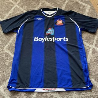 Sunderland Afc 2008/09 Vintage Away Umbro Football Shirt Size Extra Large Xl
