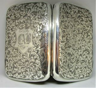 Solid Silver Cheroot Case 1901 By George Nathan & Ridley Hayes Absolute Stunner