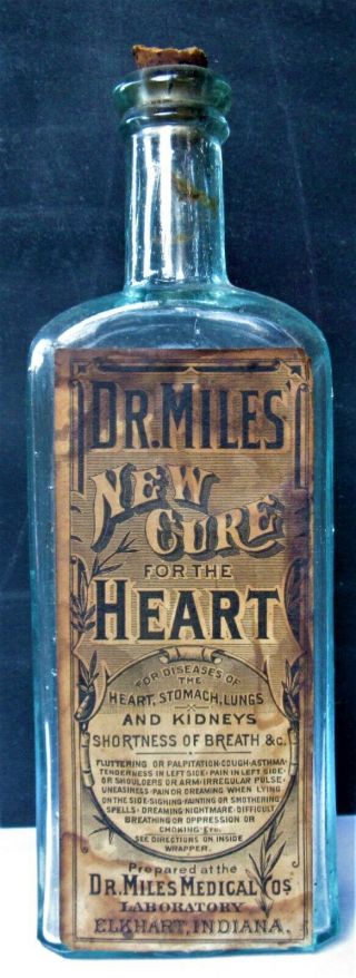 Labeled Dr.  Miles Cure For The Heart