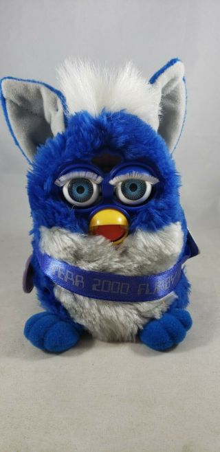 Vintage 1999 Electronic Furby Millennium Limited Edition W/ Instructions 2000