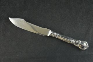 Gorham Chantilly Sterling Silver Hh Fish Knife W/ Sterling Silver Blade 7 - 3/4 "