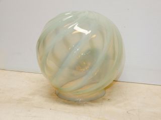 Antique Opalescent Swirl Large Lamp Shade