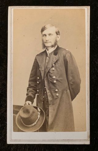 Antique Cdv Photo Card Civil War Officer General Hugh Kilpatrick 18