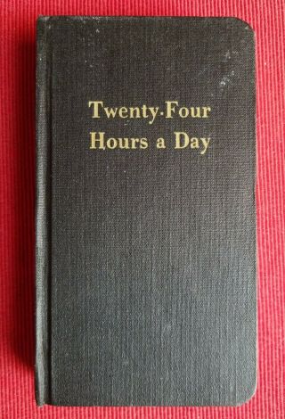 Twenty - Four Hours A Day Vintage Aa Pocket Book Hardcover 3.  25 X 5.  75 Hazelden