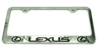 Lexus Vintage License Metal Chrome Plate Neverust Frame