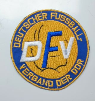 Vintage East Germany National Football Association Badge/patch