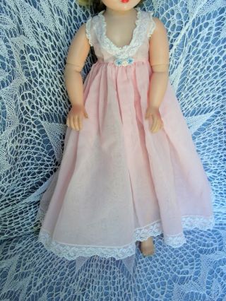 Great Vintage Alexander Cissy Doll Gown Fao Schwarz - Tagged E.  C
