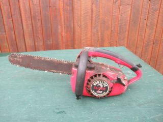 Vintage Homelite 2 Chainsaw Chain Saw With 12 " Bar