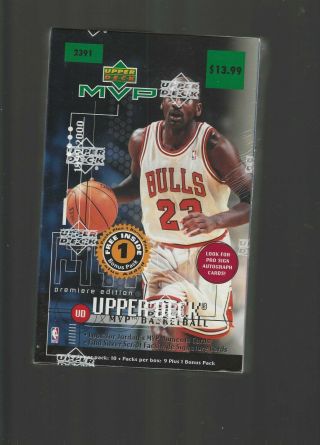 1999 - 2000 Upper Deck Mvp Basketball (10) Pack Box)
