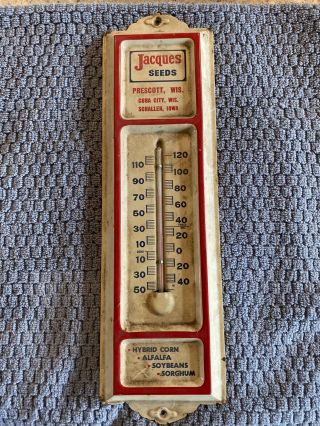 Vintage Jacques Seeds Thermometer