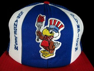 1984 Sam The Eagle Vintage Los Angeles Olympics Trucker Hat Cap 
