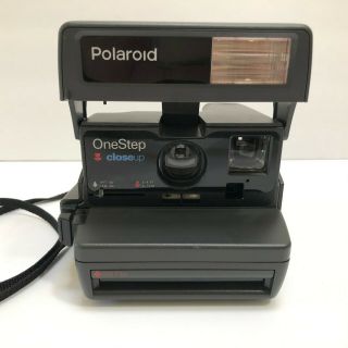 Vintage Polaroid One Step Close Up 600 Film Instant Camera Made In Uk