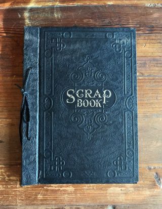 Vintage Scrapbook 1940’s - 50’s Mostly Blank 8.  5x12