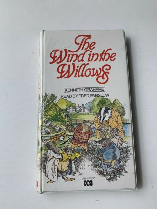 The Wind In The Willows Audio Story Books 3 Cassette Tape Vintage Fun Classics