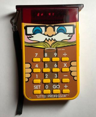 Vintage 1976 Texas Instruments Little Professor Calculator Math Quiz Game
