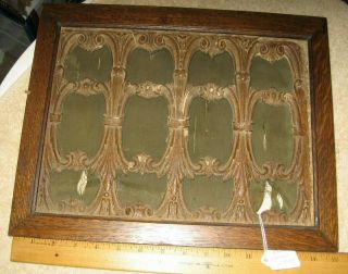 Antique Edison Diamond Disc Phonograph Wood Wooden Grille Grill Stock G