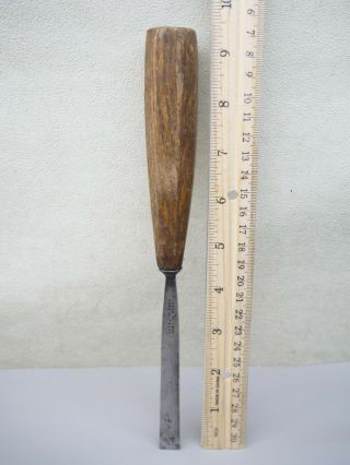 Old Woodcarving Tools Vintage 1/2 " Buck Bros No.  1 Wood Carving Chisel