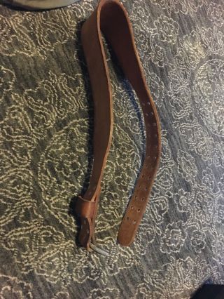 Vintage Altus 6 " Leather Weight Lifting Belt Size Large 34 - 42