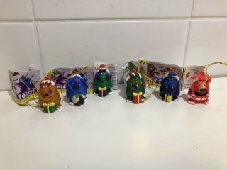 Vintage Yowie Christmas Characters 1995 With Papers X 6