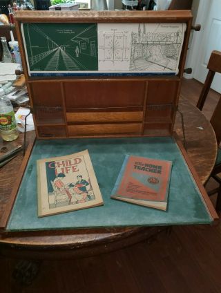 The Chautauqua Industrial Art Desk Portable Home Teacher 1913
