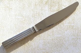 Bernadotte Georg Jensen Sterling Silver Dinner Knife Handle 8 - 7/8” 6 Available